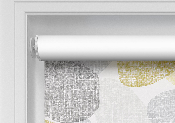 Linen Patch, Warm Yellow - Twist&Fit Roller Blind - Image 10